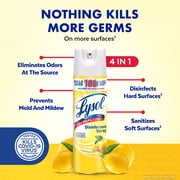 Lysol Disinfectant Spray, Sanitizing and Antibacterial Spray, Deodorizer, Lemon Breeze, 19 oz (Pack of 2)