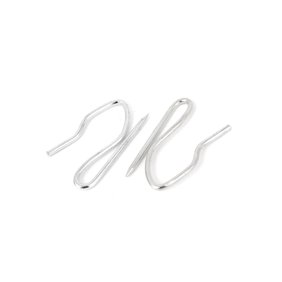 50pcs Metal Drapery Curtain Tape Buckram Pin Pinch Pleat Clips