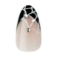 thumbnail image 6 of KISS Voguish Fantasy Glow in the Dark, Press On Nails, Circus Wonders, Black, Medium Almond, 28 Count, 6 of 9