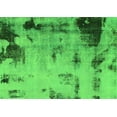 thumbnail image 1 of Ahgly Company Indoor Rectangle Abstract Green Modern Area Rugs, 2' x 5', 1 of 4