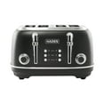 thumbnail image 1 of Open Box Haden 4 Slice Wide Slot Toaster with Removable Crumb Tray,Black/Chrome, 1 of 9
