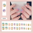 thumbnail image 1 of False Nails HUOGUO Matte Wear Short Fashion 24 unidades con caja, 1 of 5