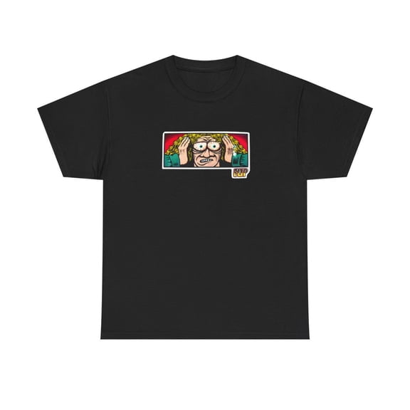 Flip Hippie Bad Acid Trip Skateboard 2000s Vintage Rare Classic T Shirt Print - Black / M