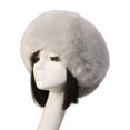 thumbnail image 5 of Deyuer Women Faux Fur Headband Autumn Winter Plush Brimless No Top Soft Fluffy Hat Insulated Winter Accessory.Grey, 5 of 8