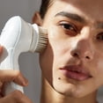 thumbnail image 5 of Vanity Planet Raedia Handheld Facial Cleansing Brush with 3 Interchangeable Brush Heads, Pink, 5 of 6