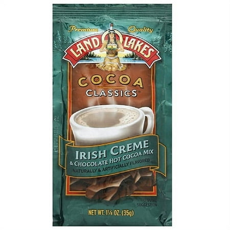 Land O Lakes Classic Chocolate And Irish Creme Cocoa, 1.25 oz (Pack of 12)
