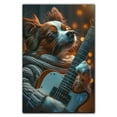thumbnail image 3 of Papillon Dog and Guitar Picture Poster Unframe, Papillon Dog Canvas Frame Ready to Hang - Kawaii Room Decor - Dog Prints Wall Art, 3 of 6
