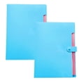 thumbnail image 2 of Huayishang Supply Bag Bag Fastener Holder Organizer File Folder A4 File And Stationery Folder Plastic A4 File Bag File Folder Test Paper Folder Storage Bag, 2 of 9