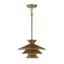 Trade Winds Lighting 1-Light Pendant Light In Natural Brass