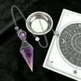 thumbnail image 3 of Natural 7 Chakra Healing Crystal Pendulum for Divination, Spiritual Healing, Chakra Balancing, and Wicca Rituals, 3 of 8
