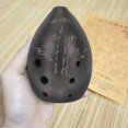 thumbnail image 6 of Necvior Artistic 8 Hole Black Clay Ocarina Traditional Chinese Flute Decoration Wind Instrument Perfect for Relaxation, 6 of 10