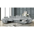 thumbnail image 4 of Harvey Modern Style Power Recliner Sectional Gray, 4 of 4