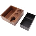 thumbnail image 2 of Espresso Coffee Tamping Station, 4 In1 Walnut Espresso Knock Box Tamper Holder Coffee Tamper Station, Espresso Accessories Organizer for Espresso Tamper, Portafilter, 2 of 8