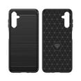 thumbnail image 2 of PANDACO Black Brushed Metal Case for Samsung Galaxy A14, 2 of 3