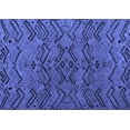 thumbnail image 1 of Ahgly Company Machine Washable Indoor Rectangle Abstract Blue Modern Area Rugs, 2' x 5', 1 of 4