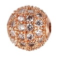 thumbnail image 4 of Sonducket de cuentas espaciador de cuentas decorativas cobre DIY artesanía fabricación de joyas encontrar cristal accesorio hecho a mano rosa Type2 NO2, 4 of 6
