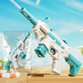 thumbnail image 1 of Pistolas de agua para jugar al aire libre, pistolas de agua a presión, juguete de playa para el verano, diseño plegable y portátil, materiales plásticos ligeros, para divertirse con agua en, 1 of 6