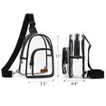 thumbnail image 4 of Wrangler Crossbody Clear Sling Bags for Women Stadium Approved Cross Body Purse for Sports Events Concerts, 4 of 7