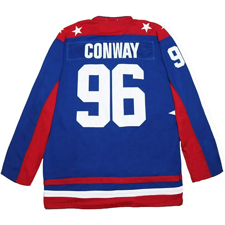  Conway 96 Mighty Ducks Jersey S-XXXL,Movie Ice Hockey