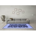 thumbnail image 3 of Ahgly Company Machine Washable Indoor Rectangle Oriental Blue Traditional Area Rugs, 4' x 6', 3 of 4