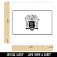thumbnail image 2 of New Jersey State Flag Self-Inking Rubber Stamp Ink Stamper - Brown Ink - Small 1 Inch, 2 of 7