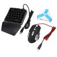 thumbnail image 1 of Adaptador de ratón con teclado juego de convertidor de ratón y teclado teclado mecánico para juegos Plug and Play 50 portátil para juegos móviles ANGGREK Otros, 1 of 8