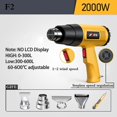 thumbnail image 1 of 2800w Soplador de aire caliente Pistola de calor industrial Temperatura ajustable Pistola de aire caliente Pistola de calentamiento Secador de pelo termorretráctil Soldadura de plástico-NO LCD 2000W 2-220V EU Teléfono móvil Teléfono móvil Accesorios para teléfonos móviles, 1 of 5