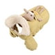 thumbnail image 4 of Abrigo de invierno para perro, suave y con cuello, ideal para otoño y actividades al aire libre. Amarillo M, 4 of 9
