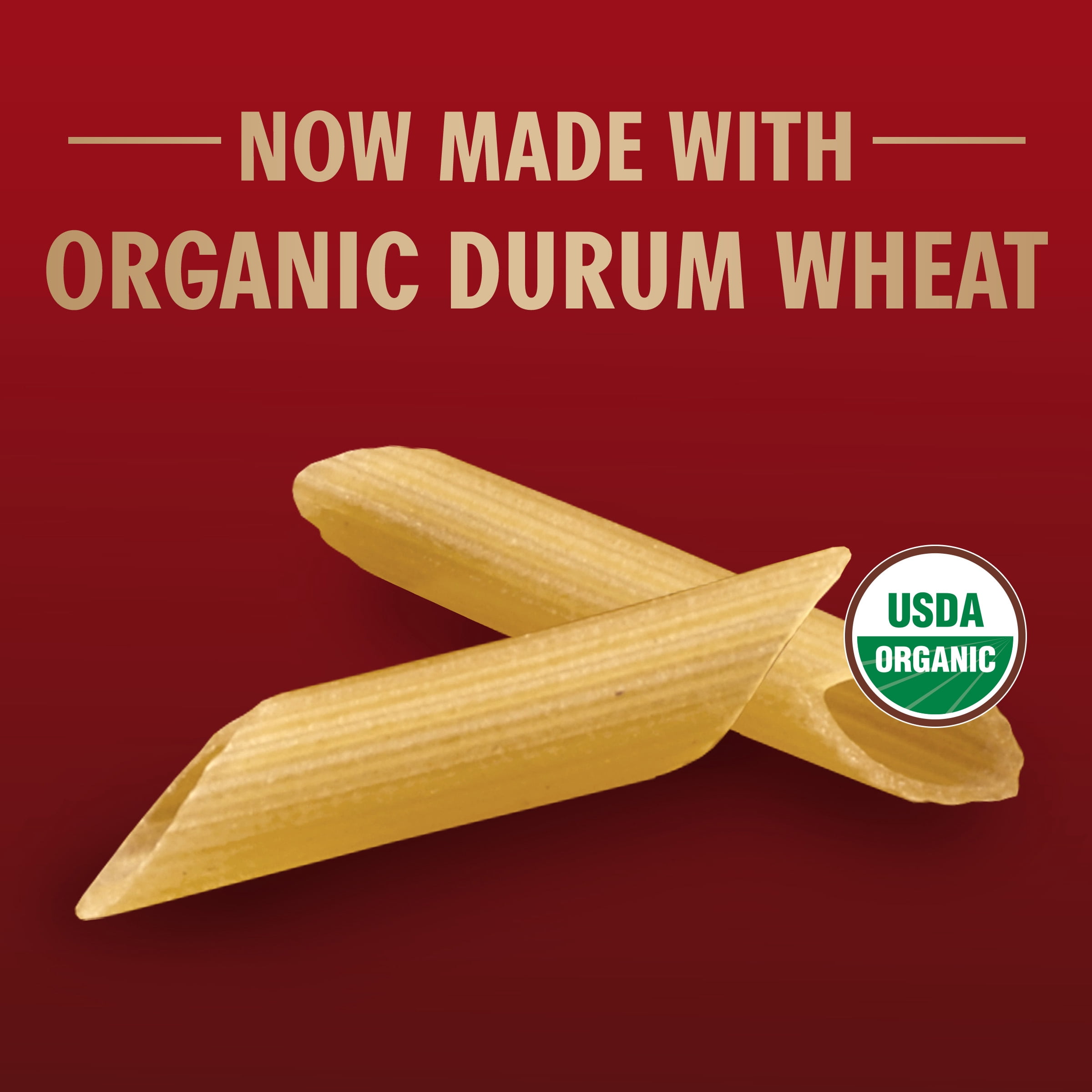 Al Bronzo by Barilla Organic Penne Rigate Pasta, Bronze Cut Pasta, 16oz.