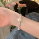 thumbnail image 5 of Collar de cuentas con diseño de flores de verano para mujer, cadena de clavícula con perlas Sense, 5 of 6