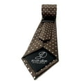 thumbnail image 2 of Scott Allan Collection Brown Tie | Standard Size 3.3" Adult Necktie | Polka Dot Ties, 2 of 5
