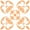 Blue/Orange, variant on Mi Alma Floral Brown Tile Stickers - Removable Vinyl 4x4, 24 pcs