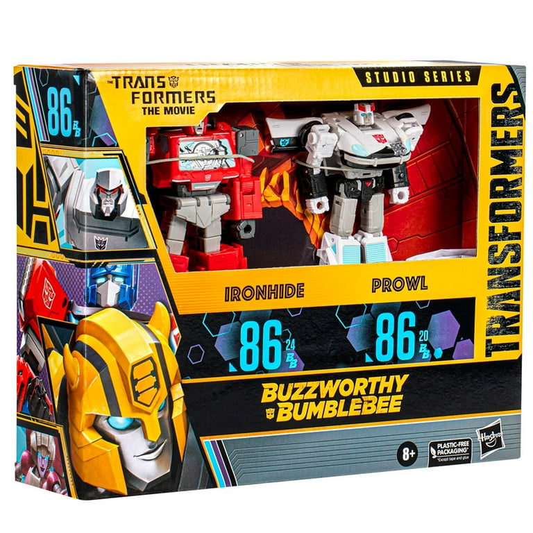 Transformers Studio Series Buzzworthy Bumblebee 86-24-BB Ironhide & 86-20-BB Prowl - 2-Pack Transformers Studio Series Buzzworthy Bumblebee 86-24-BB Ironhide & 86-20-BB Prowl - 2-Pack