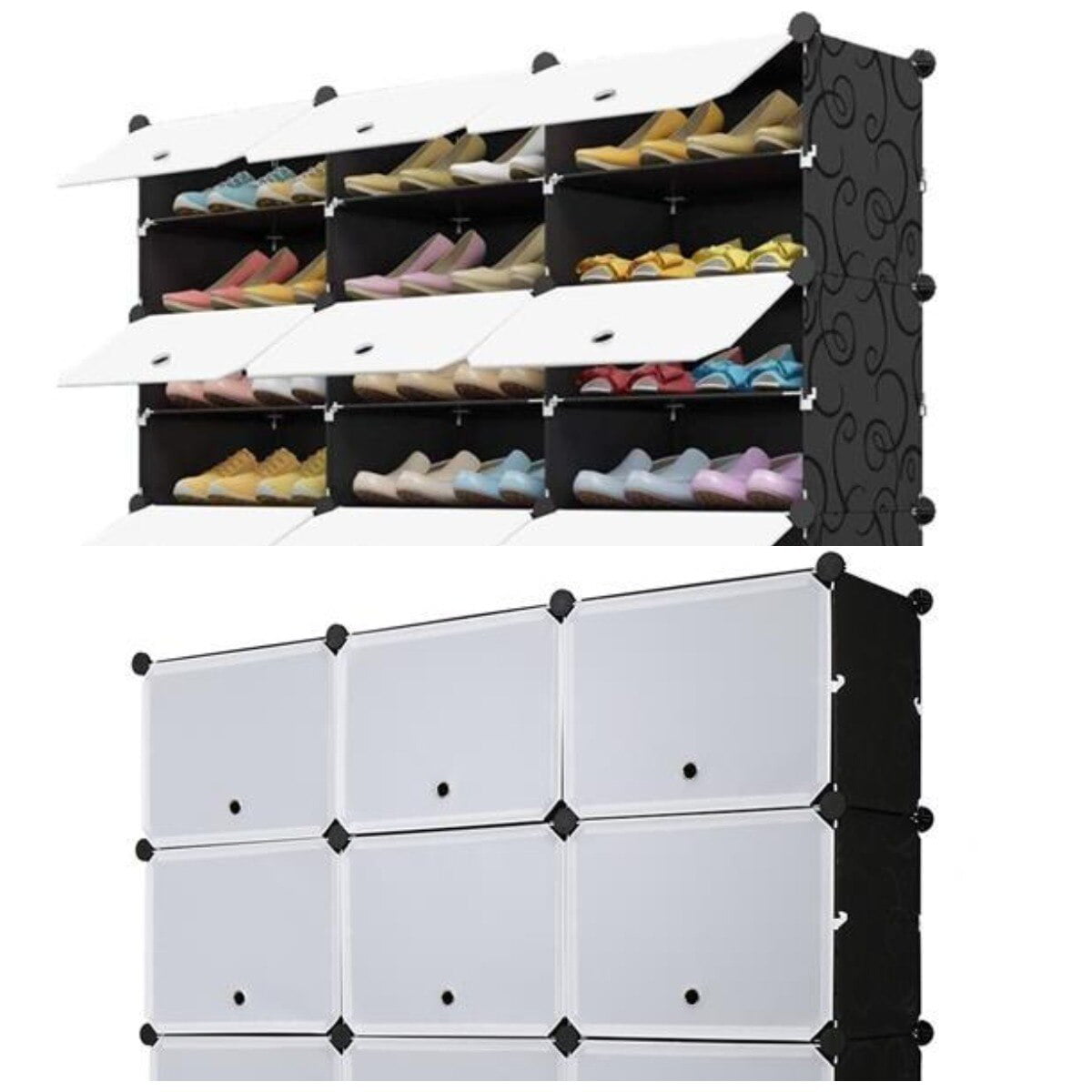 Details about   21-Cube Shoe Rack DIY Storage Organizer Modular Closet Cabinet Storage Rack US 