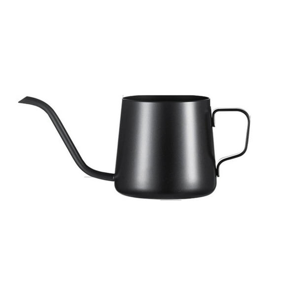 350/600Ml Stainless Steel Gooseneck Kettle Hand Drip Pour Over Coffee Spout Pot Black 250Ml