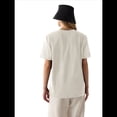 thumbnail image 3 of Camisetas de Corta Extragrandes para Mujer, Cuello Redondo, Holgadas, para Hacer Ejercicio, Informales, de Verano, de Algodón, Gris , Talla 4XL, 3 of 8