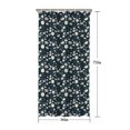 thumbnail image 5 of Navy Daisy Flower Floral Pattern Shower Curtain 36"x72" ,Bathroom Decorative Shower Curtains Set with 12 Hooks,Modern Waterproof Washable Shower Curtain, 5 of 6