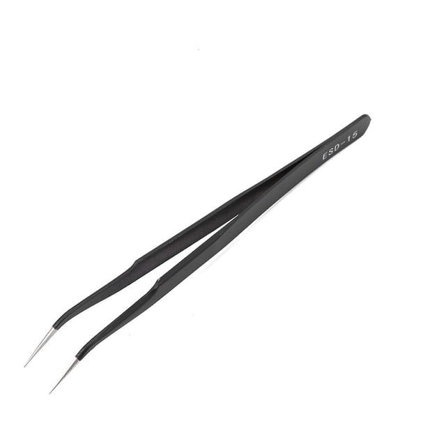 Pinzas para injerto de pestañas, pinzas de manicura de acero inoxidable antioxidantes, pinzas de acero inoxidable elaboradas por expertos