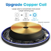 FDGAO 15W Wireless Charger Fast Charging Station for iPhone 15 14 13 12 11 X Xs Xr 8 Samsung