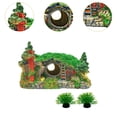 thumbnail image 6 of balikha Aquarium Decor House Cave, Tank Hut Ornament, Small Fischhideaway Orament for Betta -Harzfisch -Fisch -Versteck, 6 of 9
