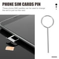 Pyramidti 100Pcs SIM Cards Tray Removal Needles Phone SIM Cards Needles