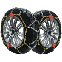 Pair Anti-slip Snow Tire Chains fits Light Truck SUV Pickups 225 - 285mm 232605