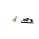 thumbnail image 5 of Figura de escritorio,Estatua de gato en estante,escritorio,oficina,decoración del hogar,Estatua de escritorio,Estatua decorativa de figura de lucha de toro y oso,Colección de esculturas de, 5 of 8