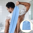 thumbnail image 1 of Nylon Back Exfoliating Towel | Stretchy Stretchable Bath Scrubber | Body Cleaning Cloth for Hard-To-Reach Areas | Shower Scrub for Home Use, 1 of 7