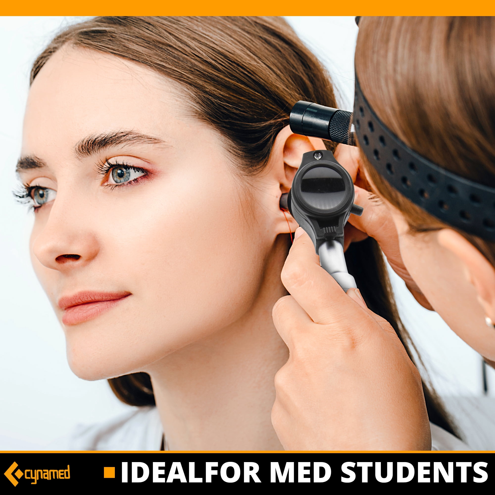 Cynamed Fiber-Optic LED Otoscope/Medical School kit - Single Attachment