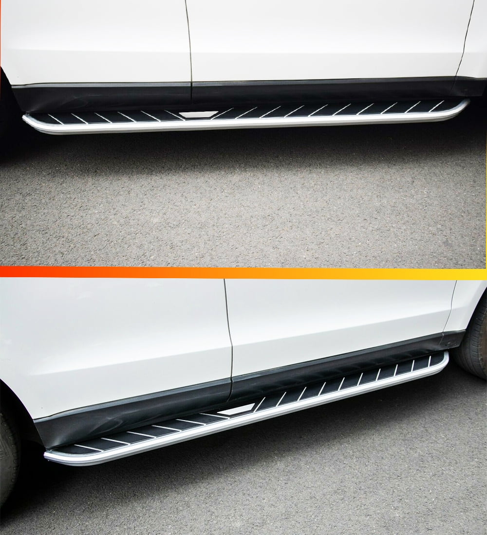 2 pcs fit for JEEP Grand Cherokee 2011-2021 Running Boards Aluminium Side Step Nerf bar (with Brackets) all black