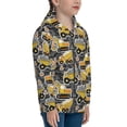 thumbnail image 5 of Picia Excavator At Work for Boys Fashion Full-zip Hoodies & Sweatshirts with Kangaroo Pocket,Zip-up Hooded Sweatshirt for Kid, Moisture Wicking & Breathable-Medium, 5 of 6