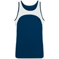 thumbnail image 2 of Adult Wicking Polyester Sleeveless Jersey with Contrast Inserts 340, 2 of 2