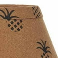 thumbnail image 2 of Pineapple Town Jacquard Mocha and Black 14" Washer Fabric Lamp Shade by Raghu, 2 of 4