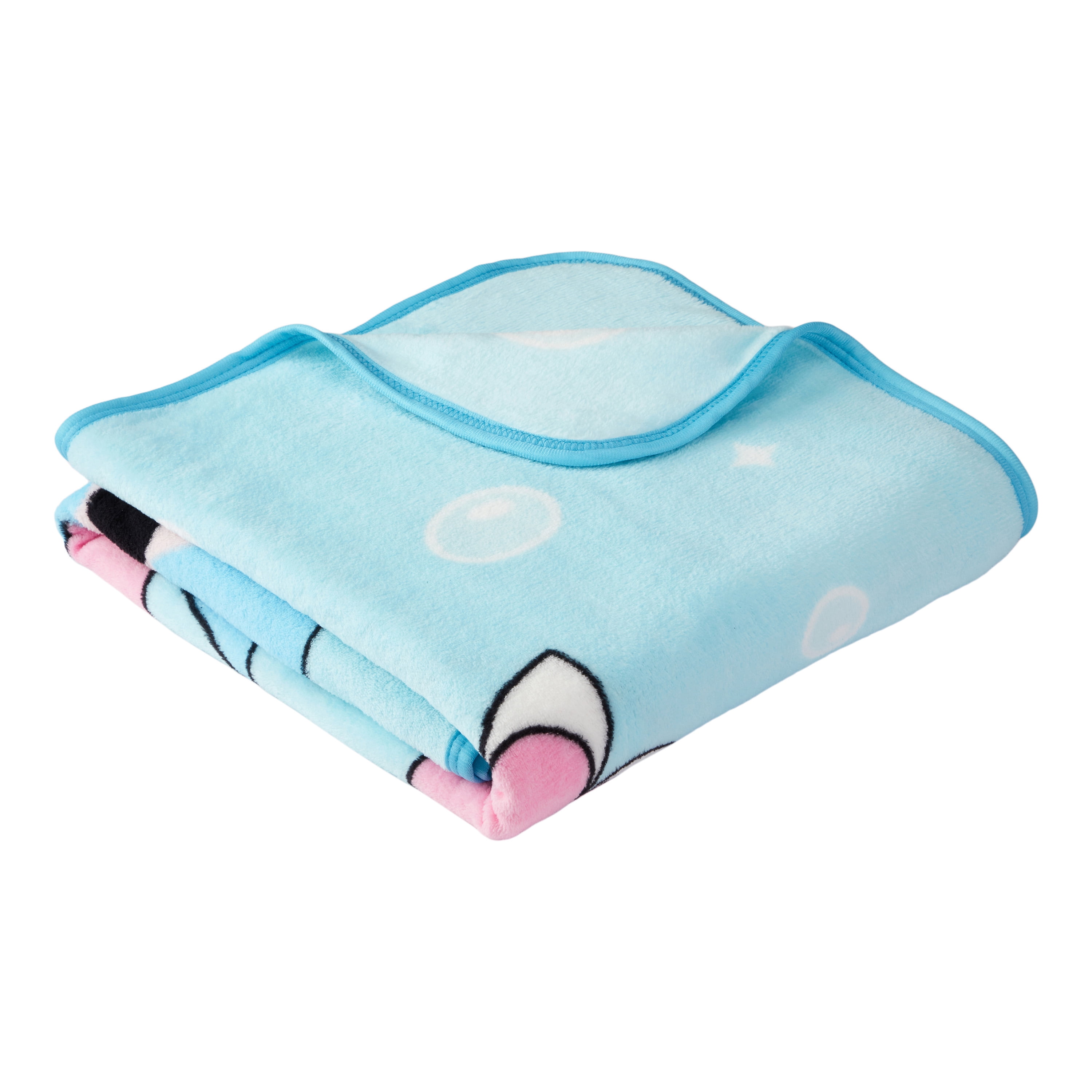 Mermicorno Starfall Kids Blue Print Fleece Throw Blanket, 46 x 60